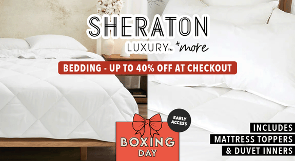 Shop the Sheraton Luxury Bedding & More - Up to 40% off at Checkout sale