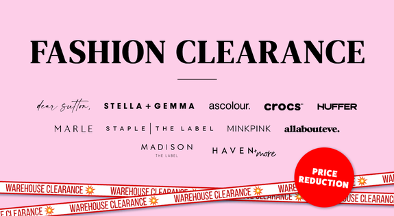 Shop the Fashion Clearance sale