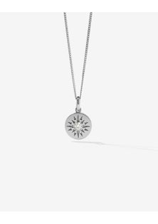 Meadowlark - Ursa Necklace Medium Sterling Silver - White Diamond