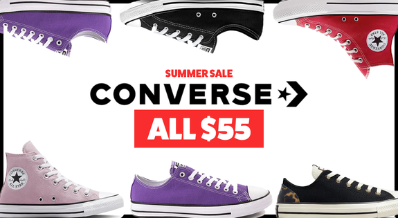 Shop the Converse Summer Sale - All $55 sale