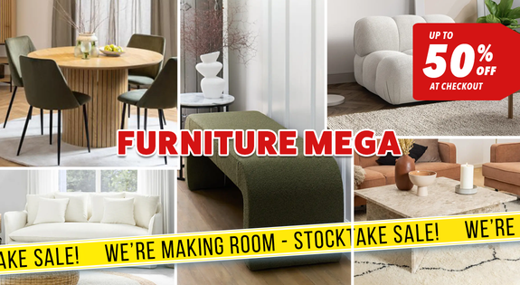 Shop the Furniture MEGA - Up to 50% off at Checkout sale