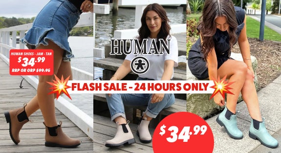 Shop the Human Gumboots $34.99 1 Day only sale