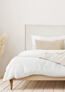 George Collective - MOD Boucle Headboard - Queen - Ivory