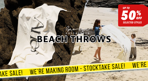 Shop the Beach Throws - NOW 50% off sale