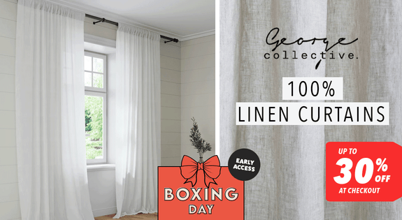 Shop the 100% Linen Curtains - Up to 30% off at Checkout sale