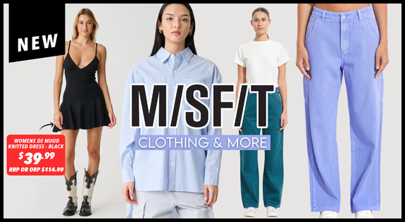 Shop the New MISFIT Clothing & More! sale