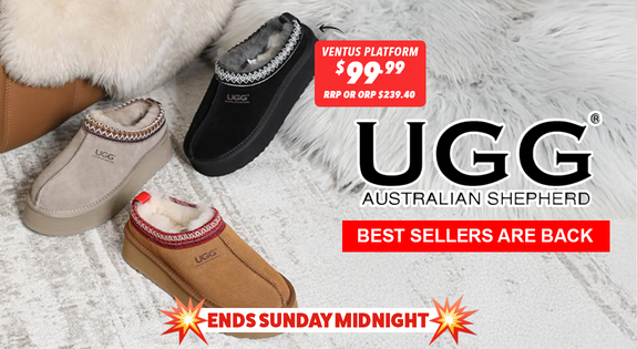 Shop the UGGS Australian Shepherd FREE SHIPPING ENDS SUNDAY MIDNIGHT sale