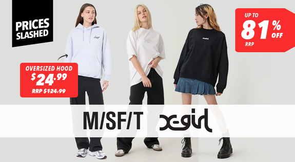 Shop the Misfit & XGirl Prices Slashed - Up to 81% Off RRP sale