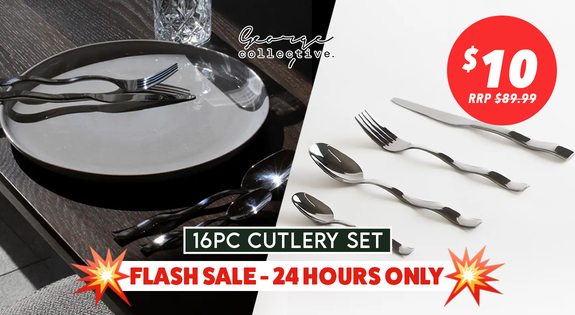 Shop the $10 - Cutlery 16 Piece Sets! Flash Sale 24 hours only! sale
