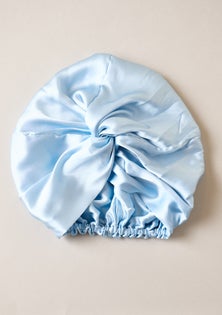 Slumber - 100% Silk Hair Bonnet - Powder Blue
