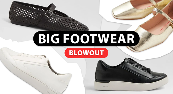 Shop the Big Footwear Blowout sale