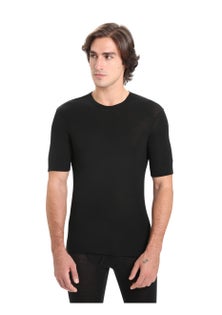 Icebreaker - Mens 175 Everyday Ss Crewe Black