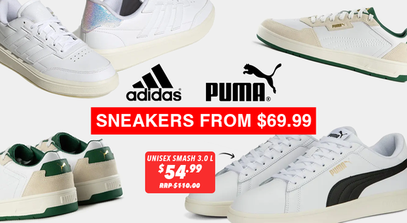 Shop the adidas & Puma Sneakers From $69.99 sale