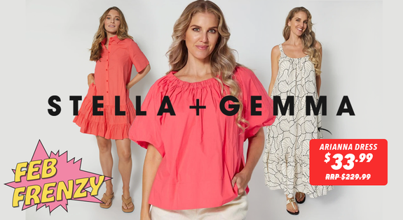 Shop the Stella + Gemma Feb Frenzy sale