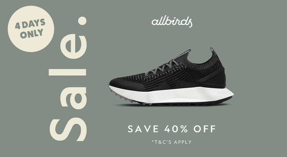 Shop the Allbirds Winter Clearance - 40% Off RRP - 4 days only + $1 Shipping sale