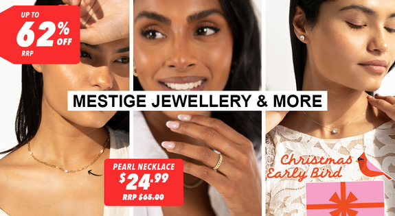 Shop the Mestige Jewellery & More Up To 62% Off RRP sale