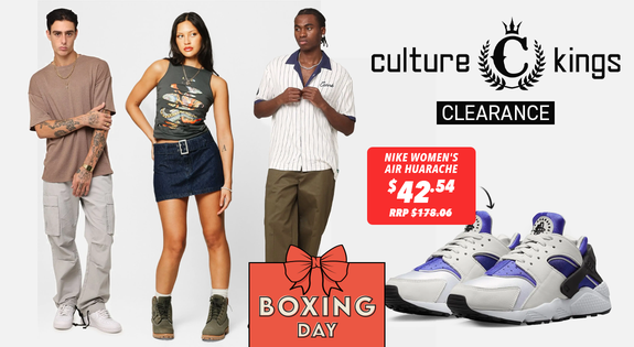Shop the Huge Culture Kings Boxing Day Clearance! sale