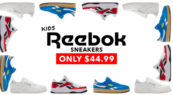 Shop the Reebok Kids Sneakers - $44.99 - Save up to 59% off RRP sale