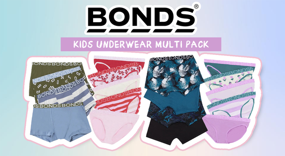 Shop the Kids Bonds Underwear Packs sale