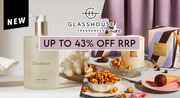 Shop the New Glasshouse & More Up to 43% off RRP! sale