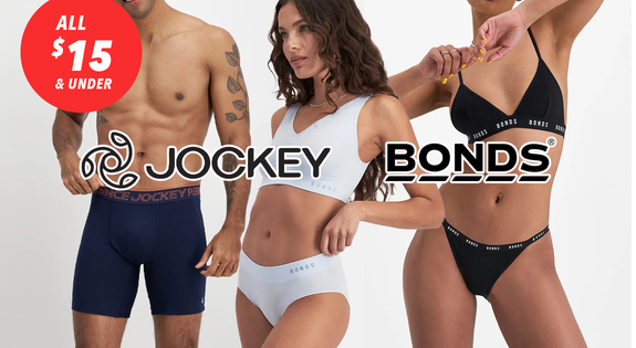 Shop the Bonds & Jockey $15 & Under sale