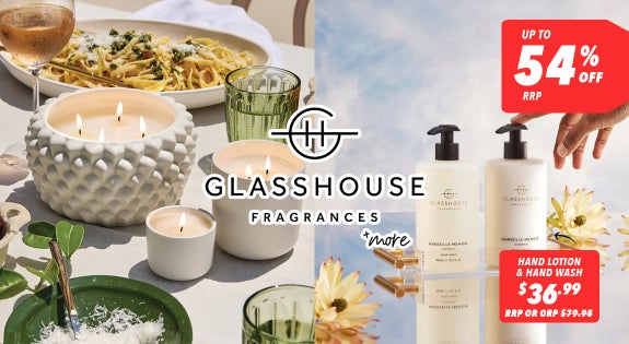 Shop the Glasshouse & More Up to 54% off RRP sale