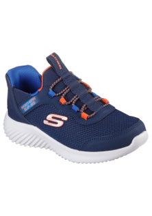 Skechers - Boys - Kids Bounder-Brisk-Burst - Navy Blue