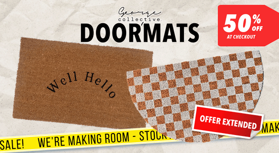 Shop the Doormats - 50% off at Checkout sale