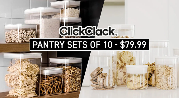 Shop the Click Clack Pantry Sets only $79.99! sale