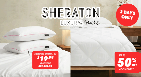 Shop the Sheraton Luxury Up to 50% off at Checkout! (2 days only) sale