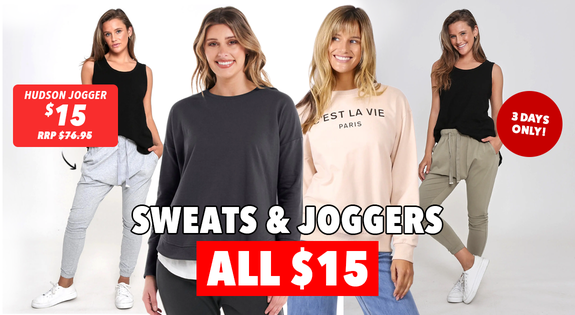 Shop the FREE SHIPPING Sweats & Joggers All $15! sale