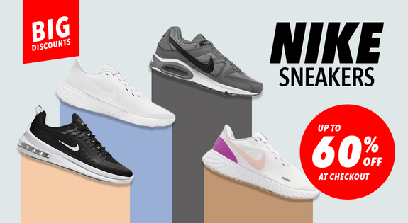 Shop the Nike Sneakers Big Discounts - Up to 60% Off At Checkout sale