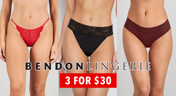 Shop the Bendon Briefs 3 for $30 sale