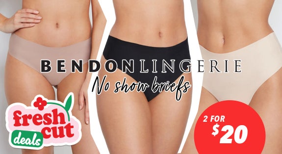 Shop the Bendon Clearance- New Styles added - Briefs from $9.99 & More sale