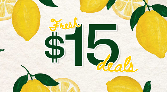 Shop the Fresh $15 Deals sale