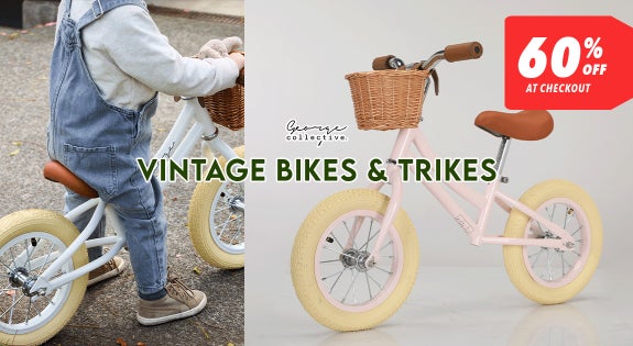 Shop the Vintage Bikes & Trikes - 60% off at Checkout! sale