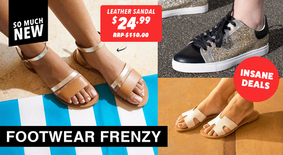 Shop the Footwear Frenzy - Insane Deals - SO MUCH NEW! sale