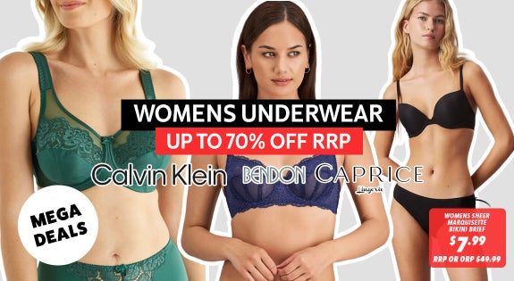 Shop the Womens Underwear Mega Deals sale