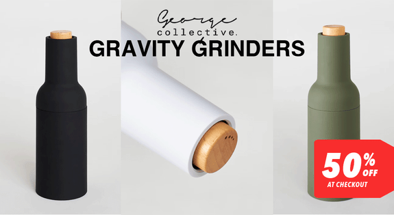 Shop the 50% off Gravity Salt & Pepper Grinders - at Checkout sale