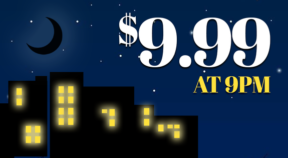 Shop the $9.99 at 9pm sale