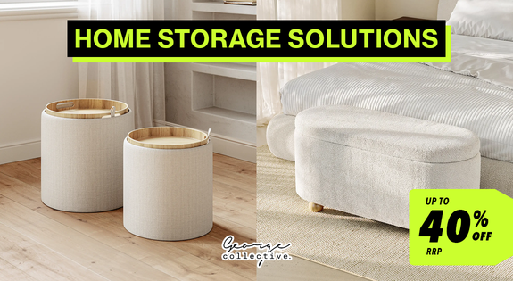 Shop the Up to 40% off RRP - Home Storage & Benches! sale