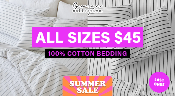 Shop the NOW $45 ALL SIZES - 100% Cotton bedding Last Ones! sale