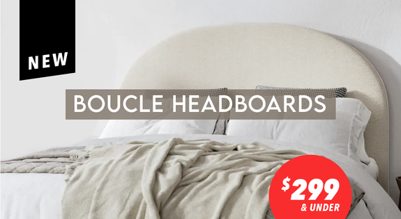 Shop the New Boucle Headboards - $299 and under! sale