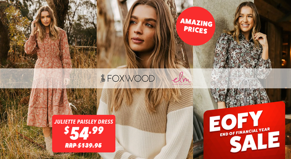 Shop the Foxwood & Elm Amazing Deals! sale