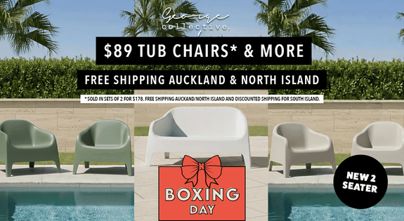Shop the New! Two seater Tub chair & $89 Tub Chairs* - Free Shipping Auckland & North Island sale