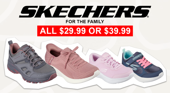 Shop the Skechers for the Family - All $29.99 & $39.99 sale