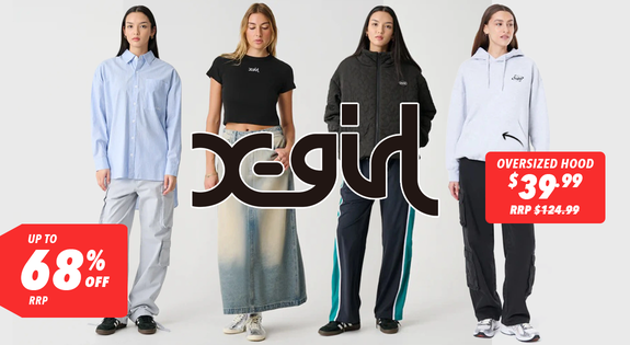 Shop the X-Girl up to 68% off RRP sale