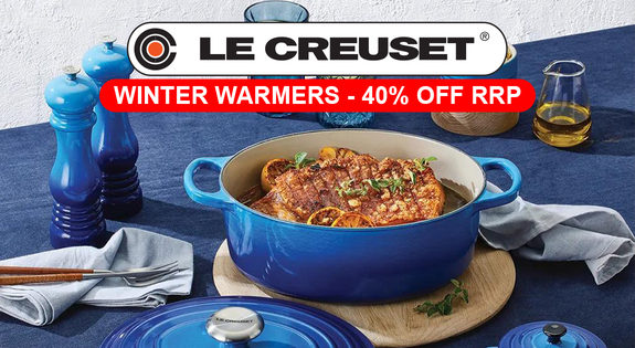Shop the Le Creuset Winter Warmers - 40% off RRP! sale