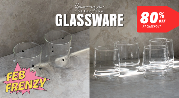 Shop the Glassware Feb Frenzy - 80% off at Checkout sale