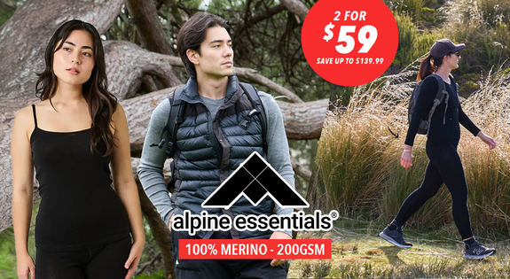 Shop the Alpine Essentials 2 for $59 sale